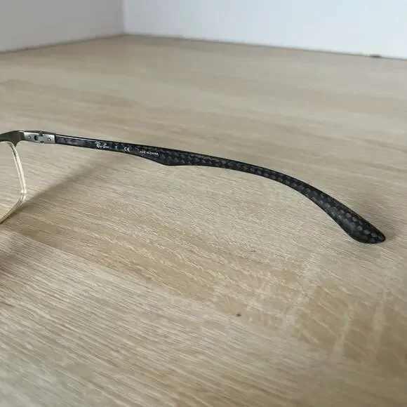 Ray-Ban RB8413 2620 Gunmetal Carbon Fiber Black Eyeglasses Frames Only 52-18-145